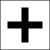A black cross A black cross